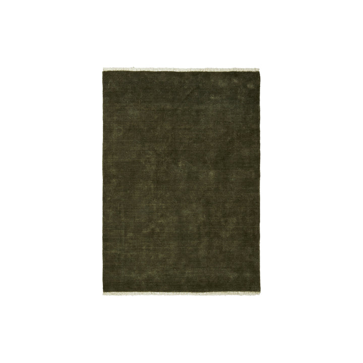 Firth Jute Rug Rugs Ferm Living Dark Olive Small: 4 ft 7.1 in x 6 ft 6.7 in