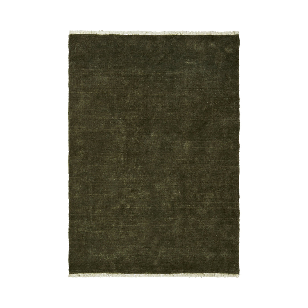 Firth Jute Rug Rugs Ferm Living Dark Olive Medium: 5 ft 6.9 in x 7 ft 10.5 in