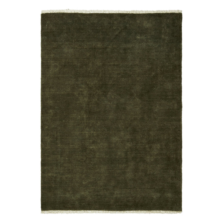 Firth Jute Rug Rugs Ferm Living Dark Olive Large: 6 ft 6.7 in x 9 ft 10.1 in