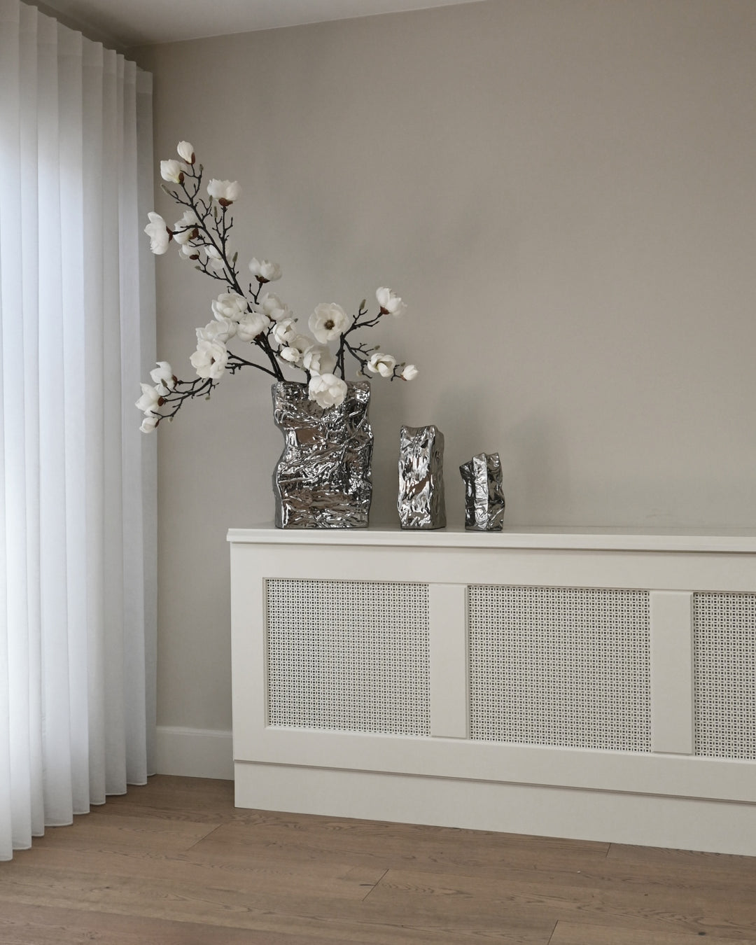 KAMI VASE MEDIO - CHROME Vases 101 Copenhagen   