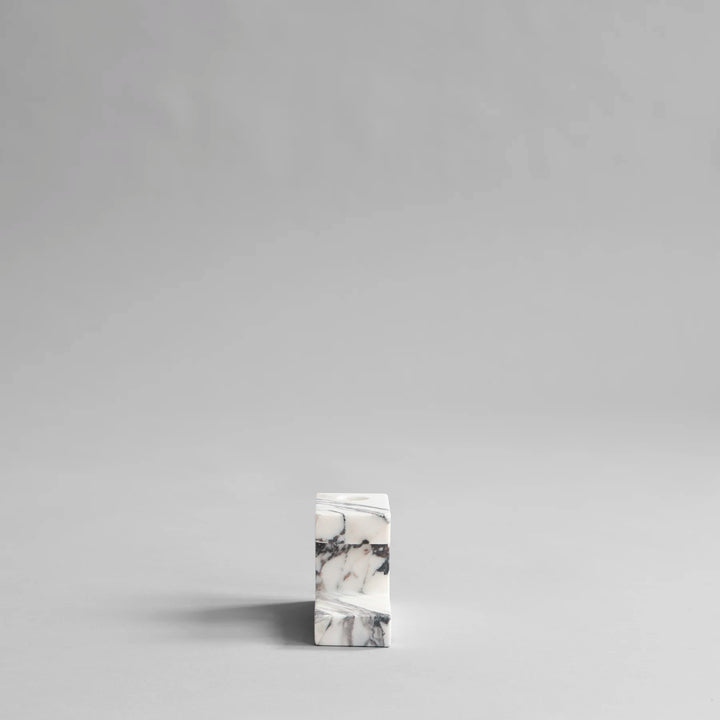 Brick Candle Holder, Low - Calacatta Vases 101 Copenhagen   