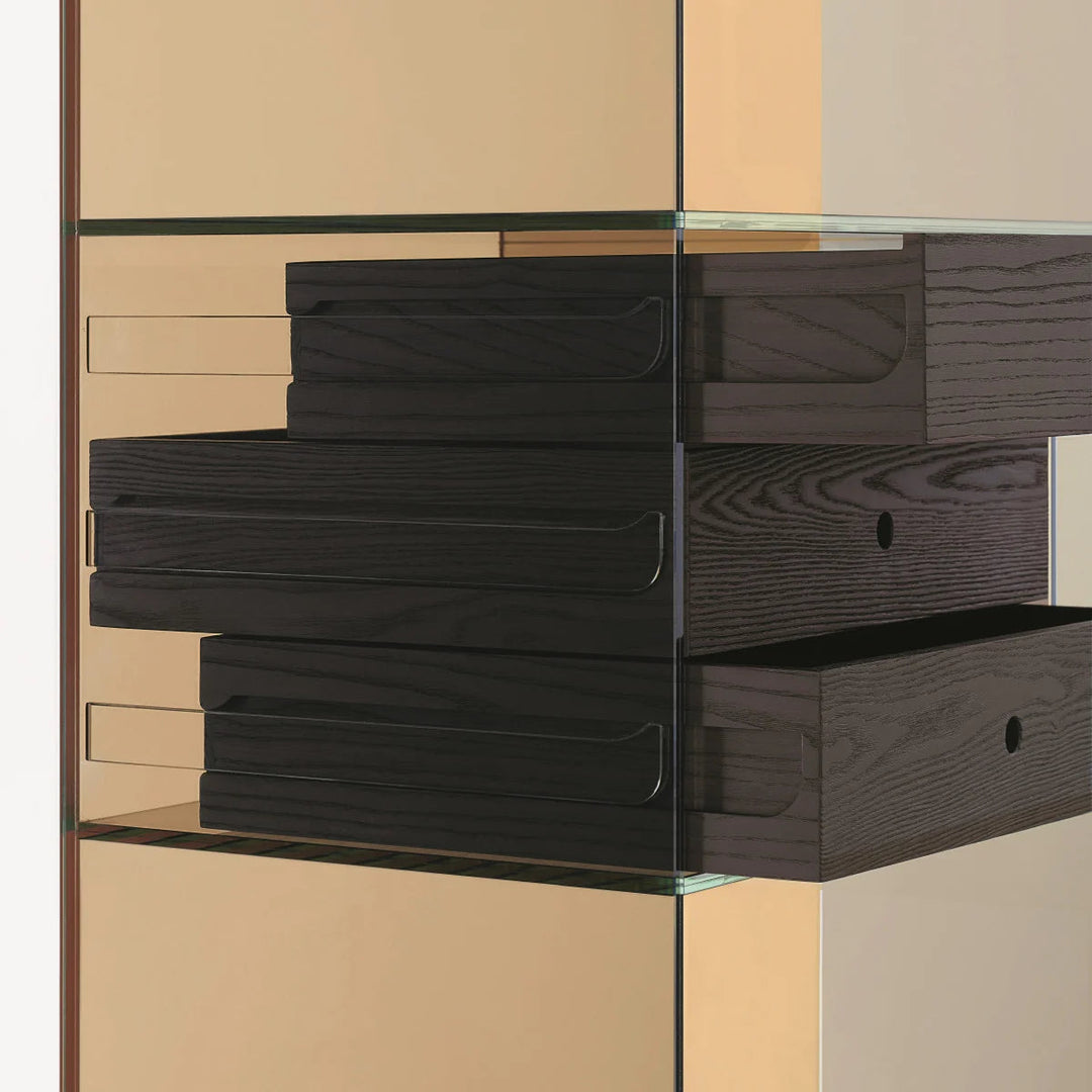 Mandarin Chest of Drawers Storage Glas Italia   