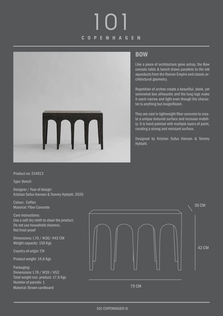 Bow Bench - Coffee Bench 101 Copenhagen   
