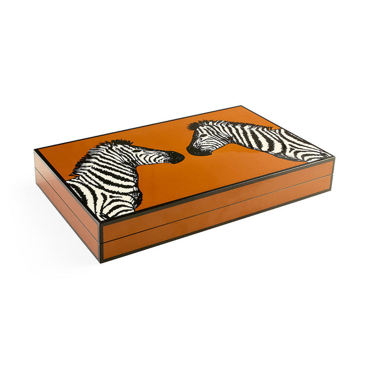Zebra Backgammon Set Jonathan Adler