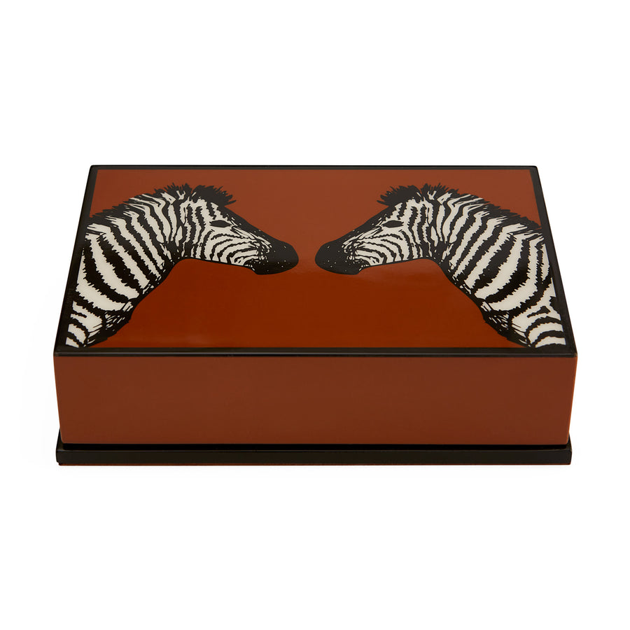 Zebras Lacquer Card Set Jonathan Adler