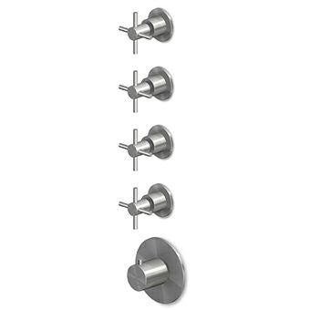 ZHM662.X - R97823.1880 Helm Bathroom Accessories Zucchetti ZHM662.X brushed stainless steel