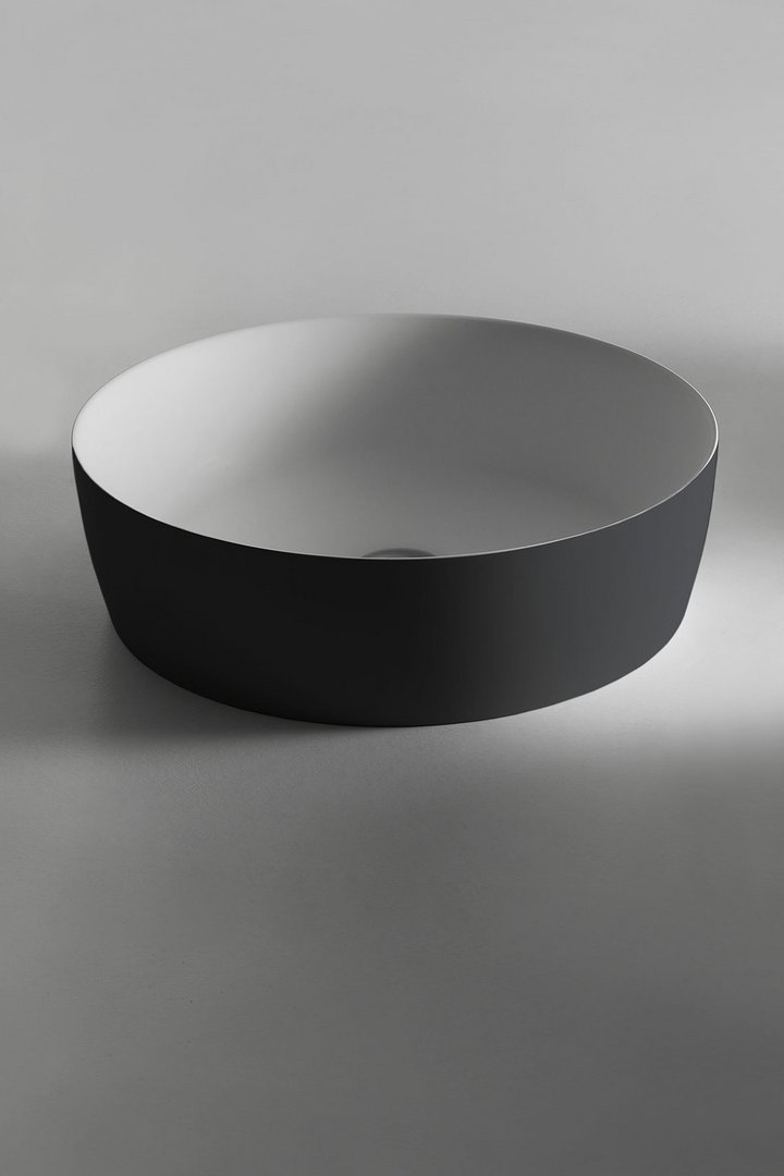 Catino Sink Sinks Antonio Lupi Cristalmood Black