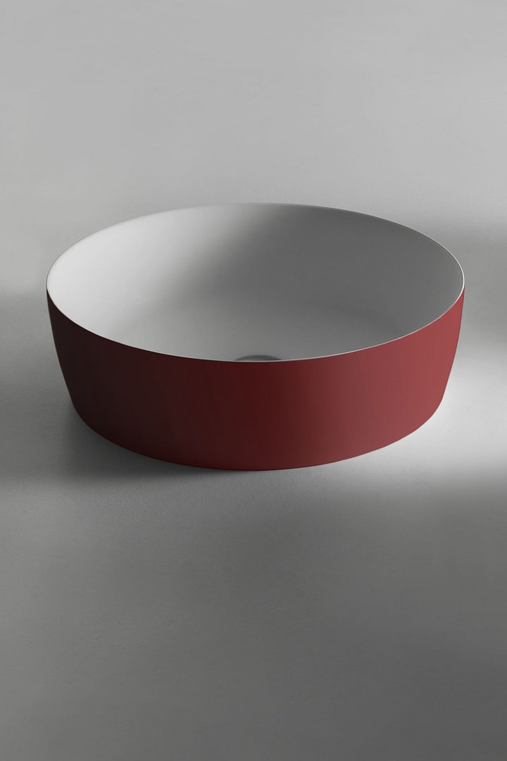 Catino Sink Sinks Antonio Lupi Cristalmood Terracotta