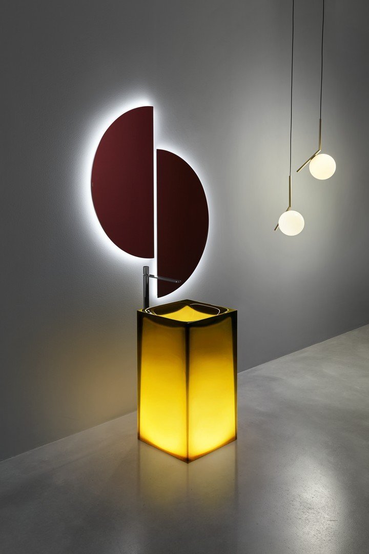 Aura Sink Sinks Antonio Lupi GRAN CRU Cristalmood Without Led