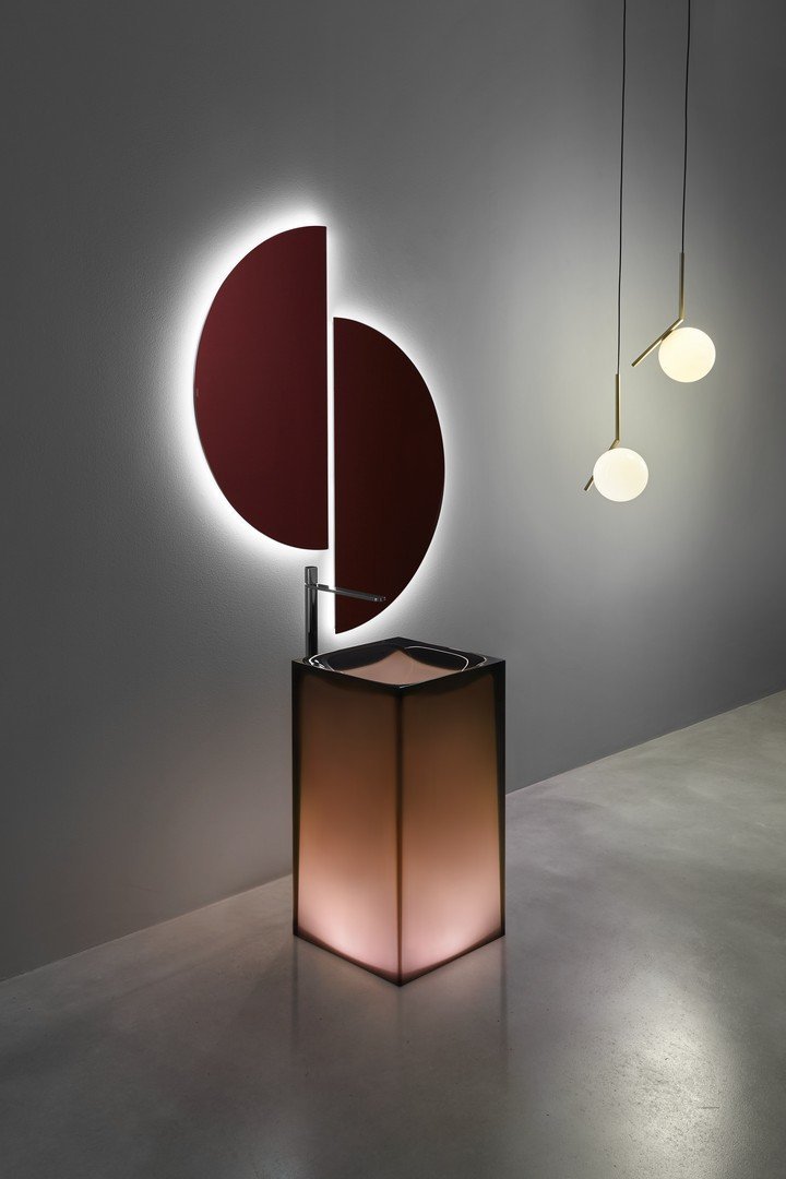 Aura Sink Sinks Antonio Lupi GINGER Cristalmood Without Led