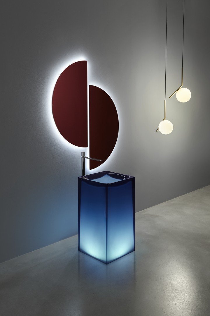 Aura Sink Sinks Antonio Lupi COBALTO Cristalmood Without Led