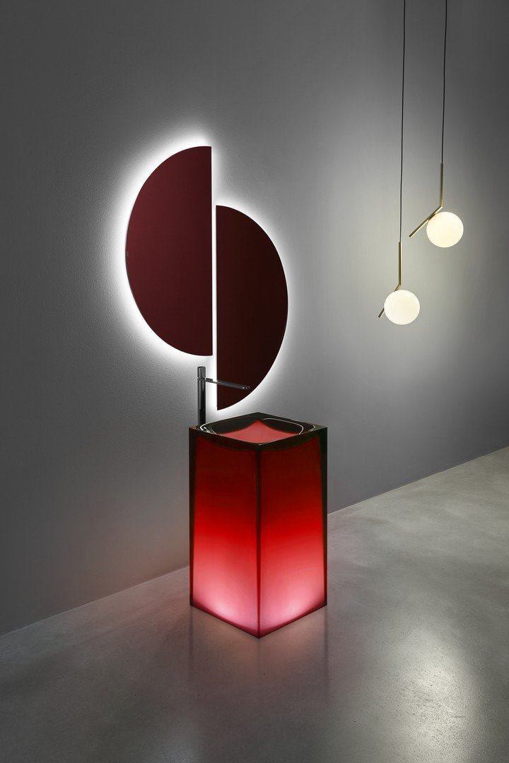 Aura Sink Sinks Antonio Lupi SANGRIA Cristalmood Without Led