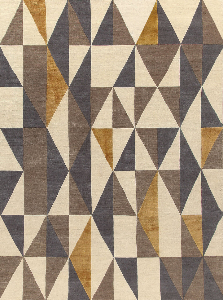 Diamantina Rug Rugs Amini Yellow grey 240x170cm 