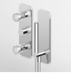 ZNU762 Nude BATH-SHOWER Bathroom Accessories Zucchetti ZNU762 External part: cromo - chrome