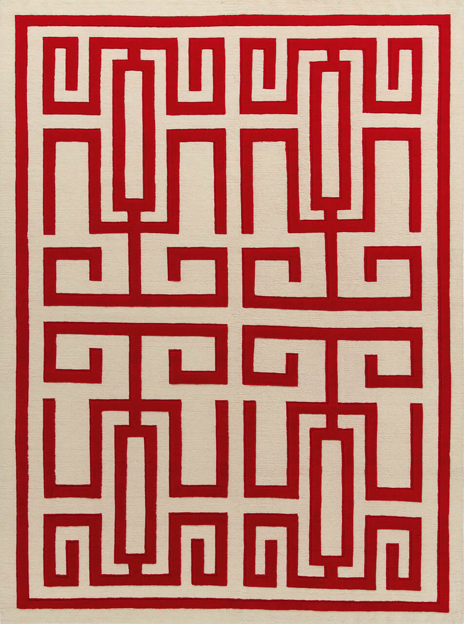 Labirinto Rug Rugs Amini Red 300x250cm 