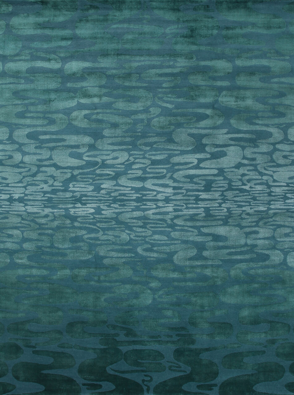 Onde Rug Rugs Amini Green 350x250cm 