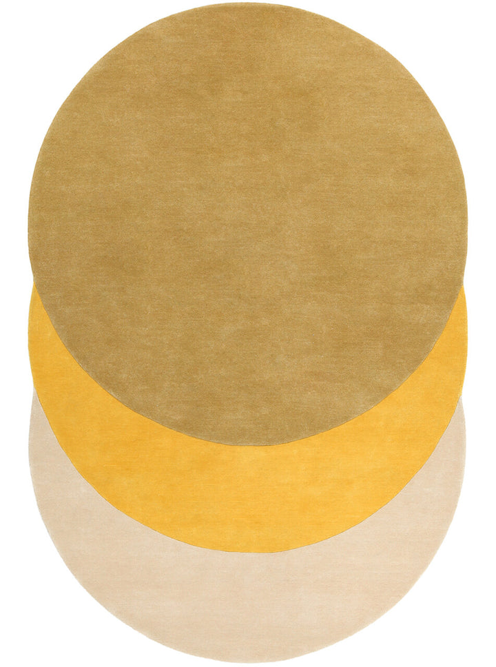 Teorema Circles Rug Rugs Amini Acacia lime 300x200cm 