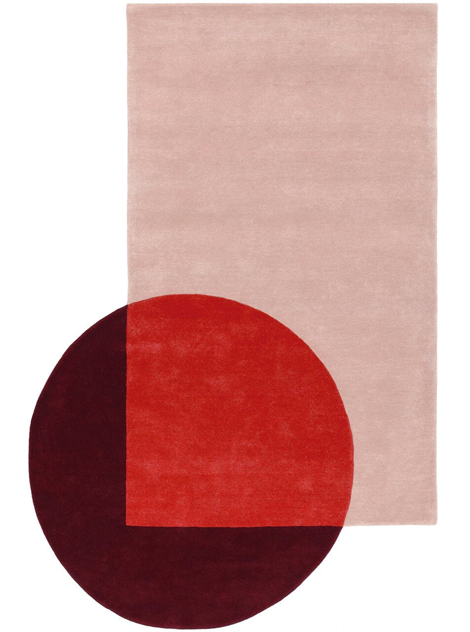 Teorema Hybrid Rug Rugs Amini Red powder 300x200cm 