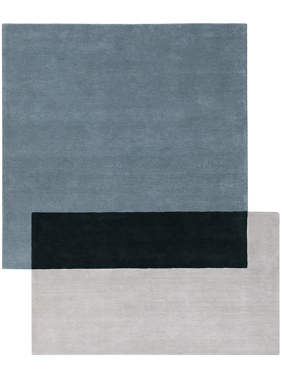 Teorema Squares Rug Rugs Amini Grey blue 300x250cm 