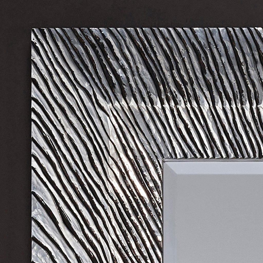 Groove Silver Mirror Mirrors Deknudt Mirrors   