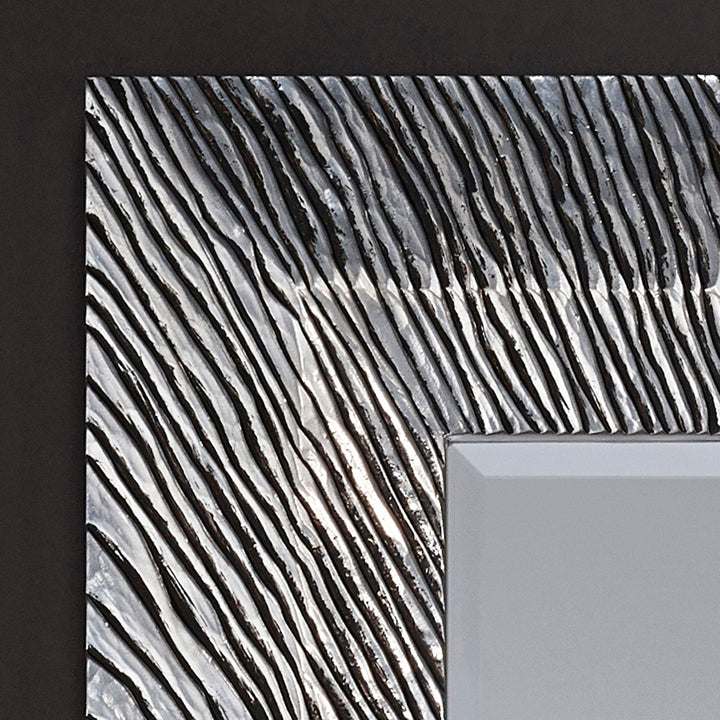 Groove Silver Mirror Mirrors Deknudt Mirrors   