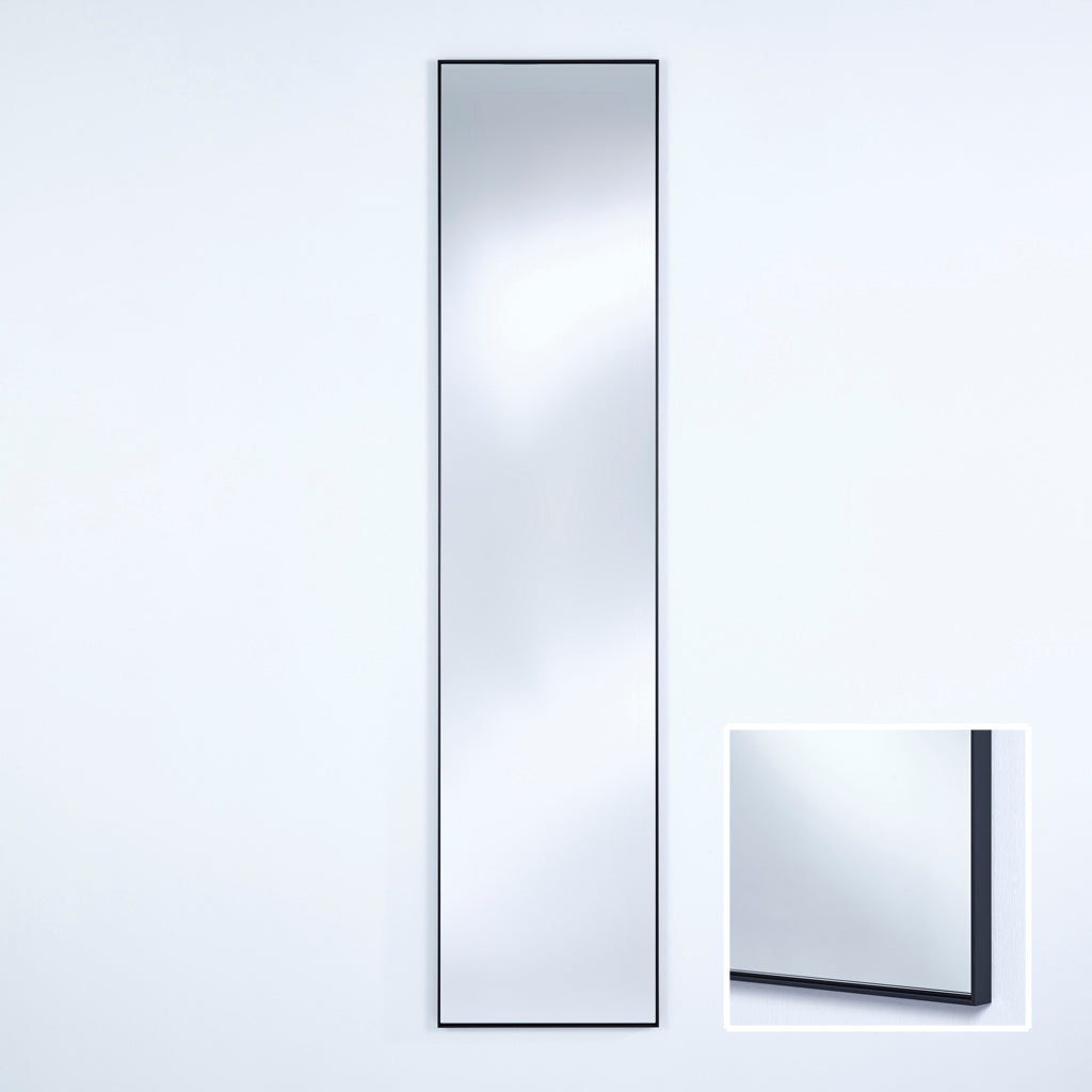 Lucka Black Hall Mirror Mirrors Deknudt Mirrors   