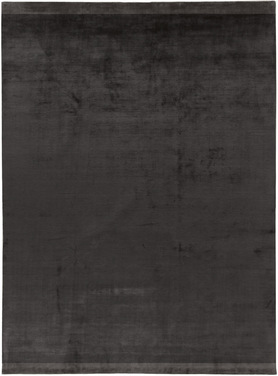 Wool & Silk Rug Rugs Amini Caviar black 300x250cm 