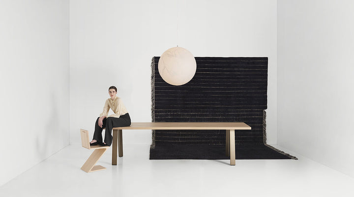 RD Grid Berber Rug Rugs Amini   