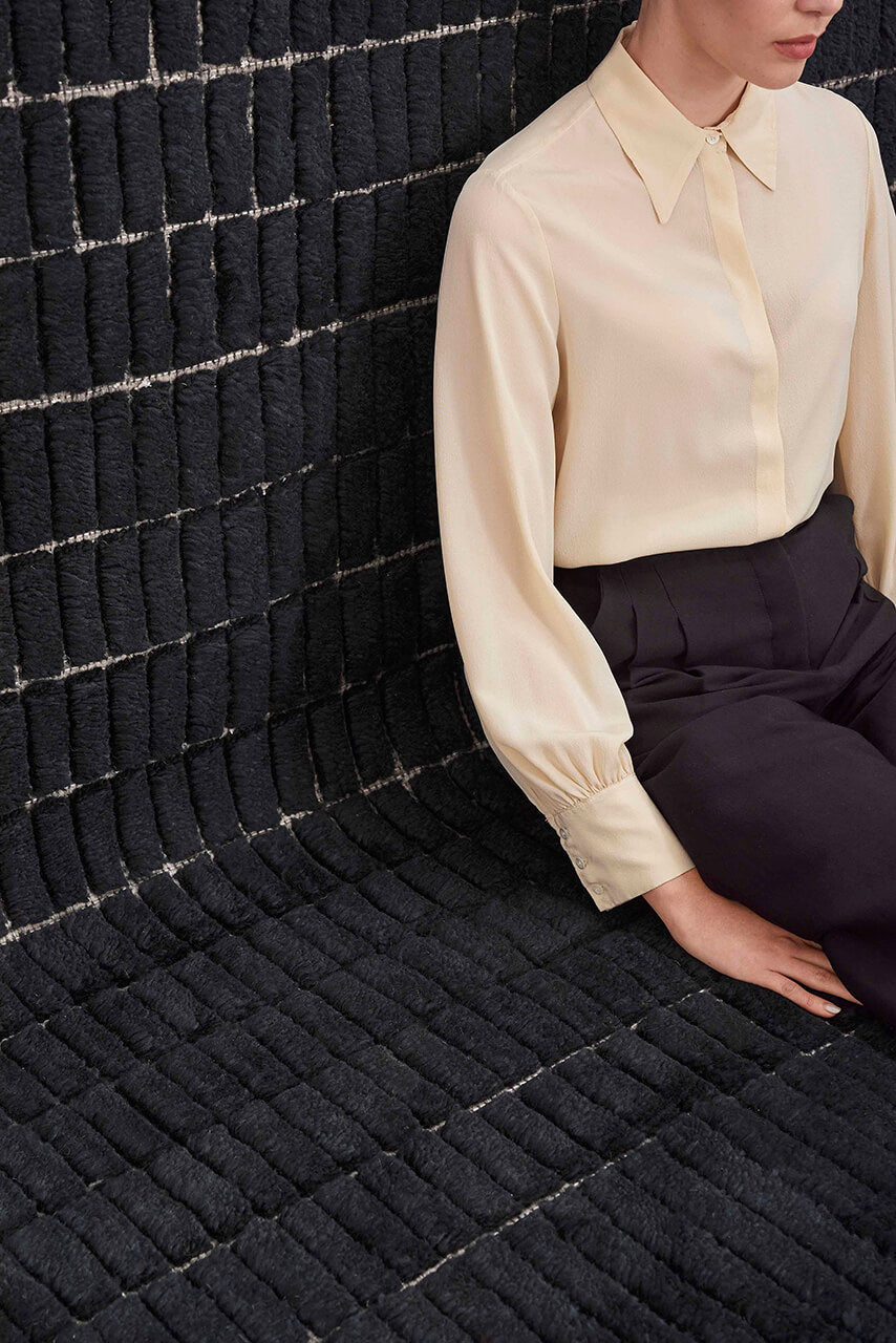 RD Grid Berber Rug Rugs Amini   