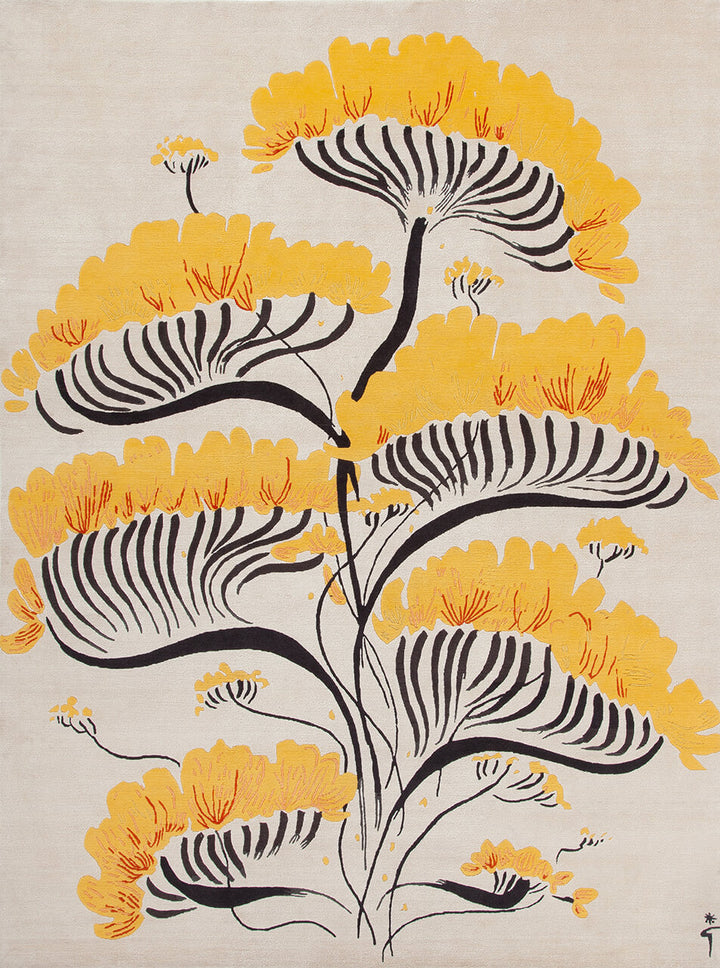 Valparaise Rug Rugs Amini Yellow 280x220cm 