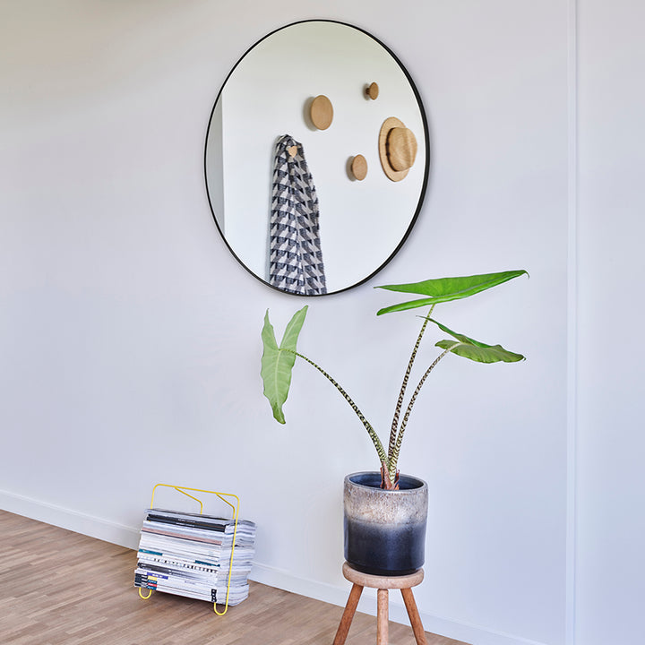 Hoop Black M Mirror Mirrors Deknudt Mirrors   