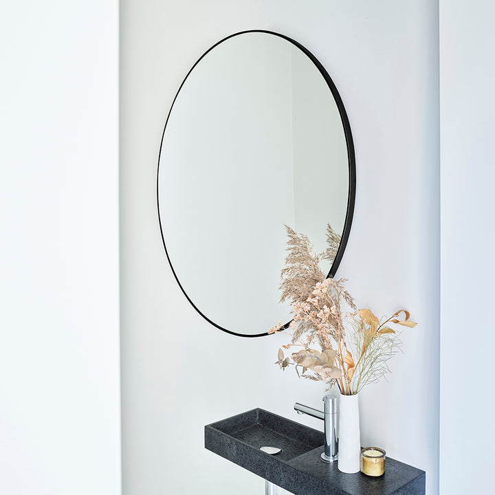 Hoop Black M Mirror Mirrors Deknudt Mirrors   