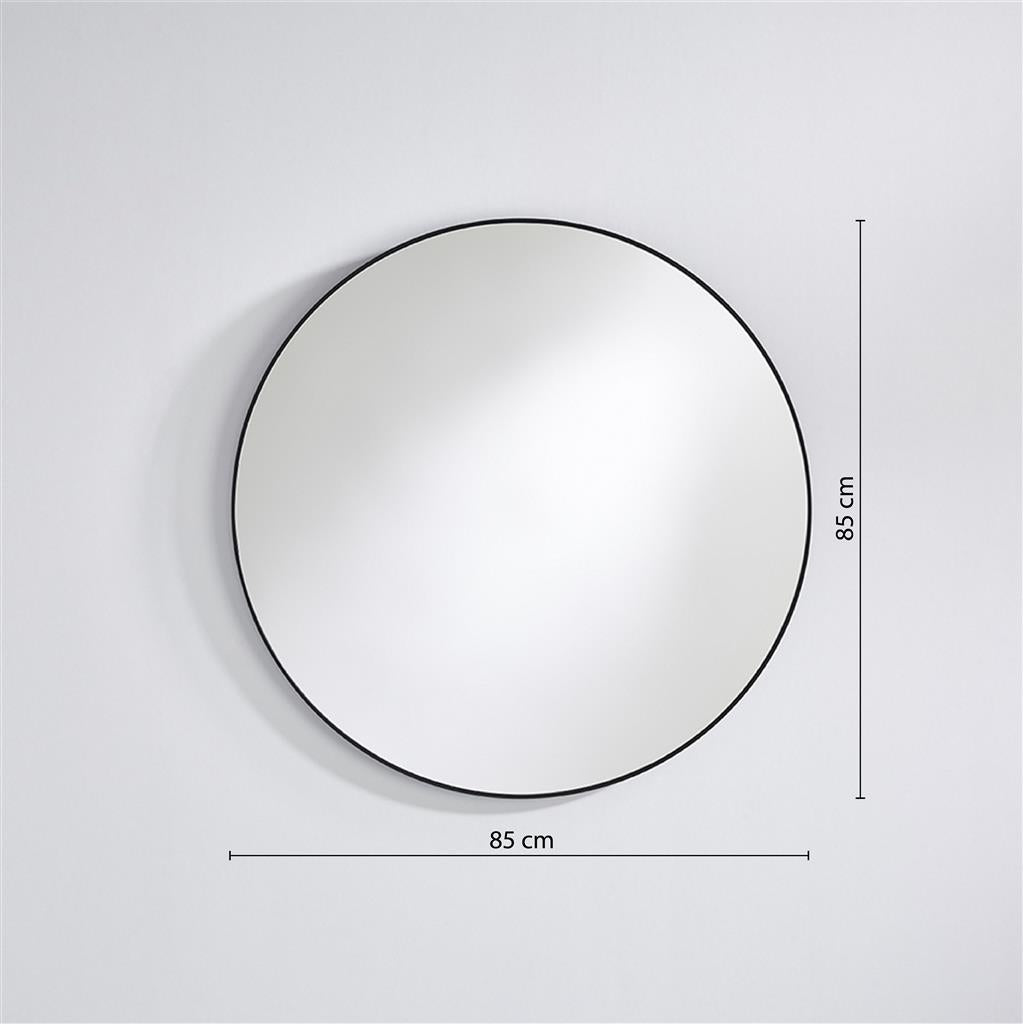 Hoop Black M Mirror Mirrors Deknudt Mirrors   