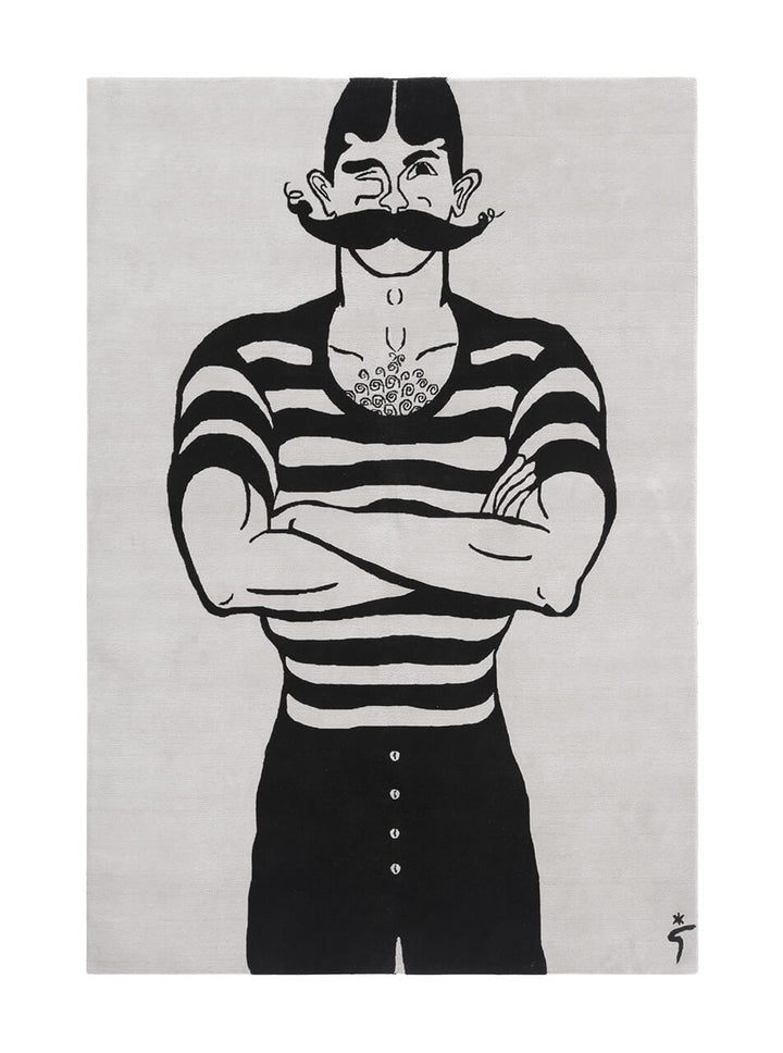 Man Rug Rugs Amini Avorio 220x150cm 