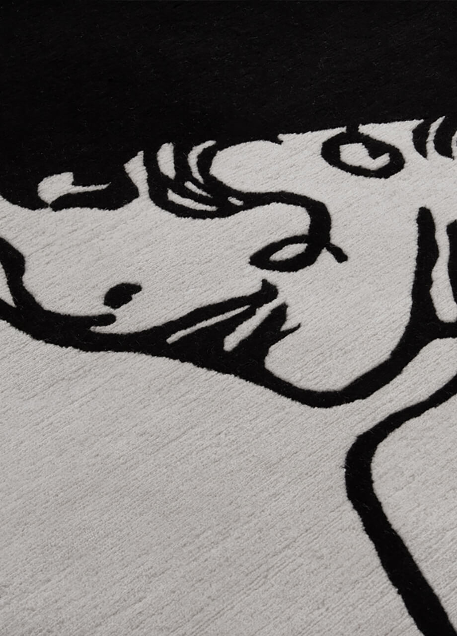 Woman Rug Rugs Amini   