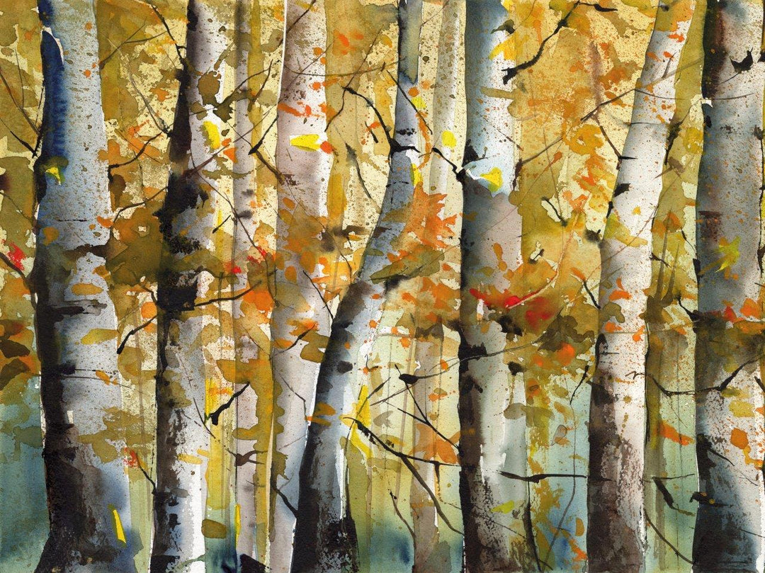 Reflections Wallpaper Wallpaper Absoluta Prime Orange/Yellow 