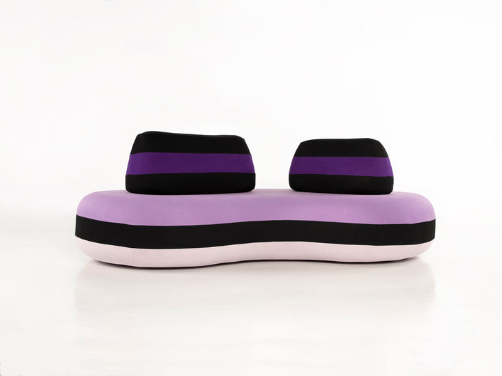 Bombom Large 3 Seat Lilla Violetta di Parma Sofa Sofas Roche Bobois   