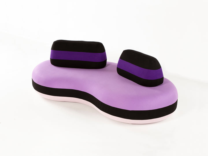 Bombom Large 3 Seat Lilla Violetta di Parma Sofa Sofas Roche Bobois   