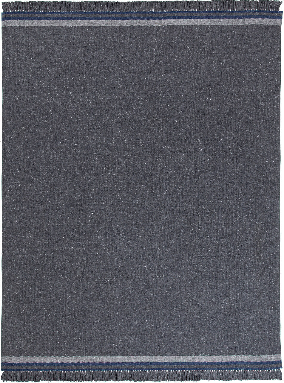Coco Rug Rugs Amini Charcoal and deep blue 240x80cm 