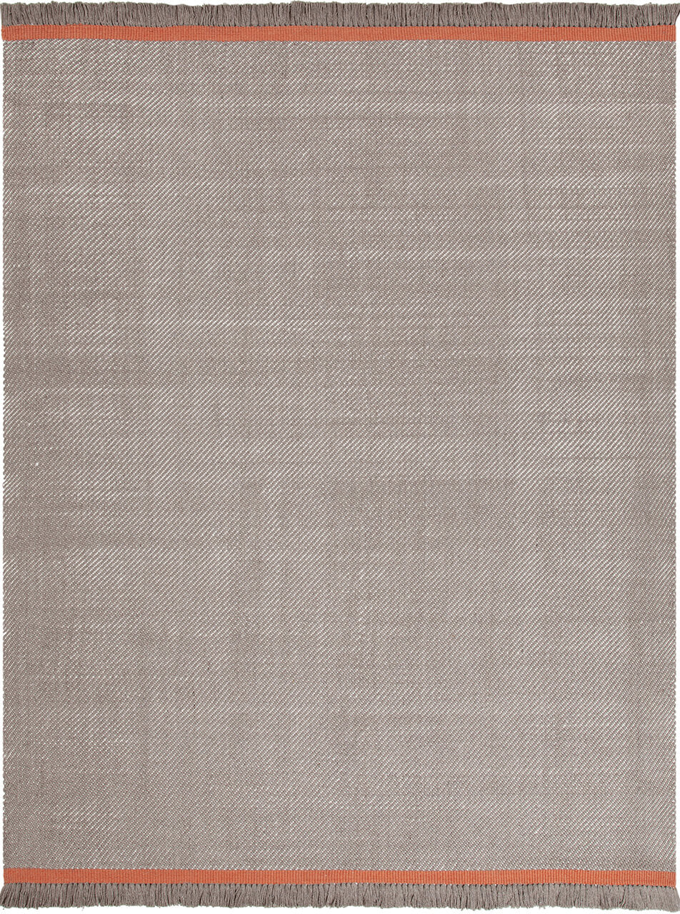 Sesame Rug Rugs Amini Taupe and coral 240x80cm 