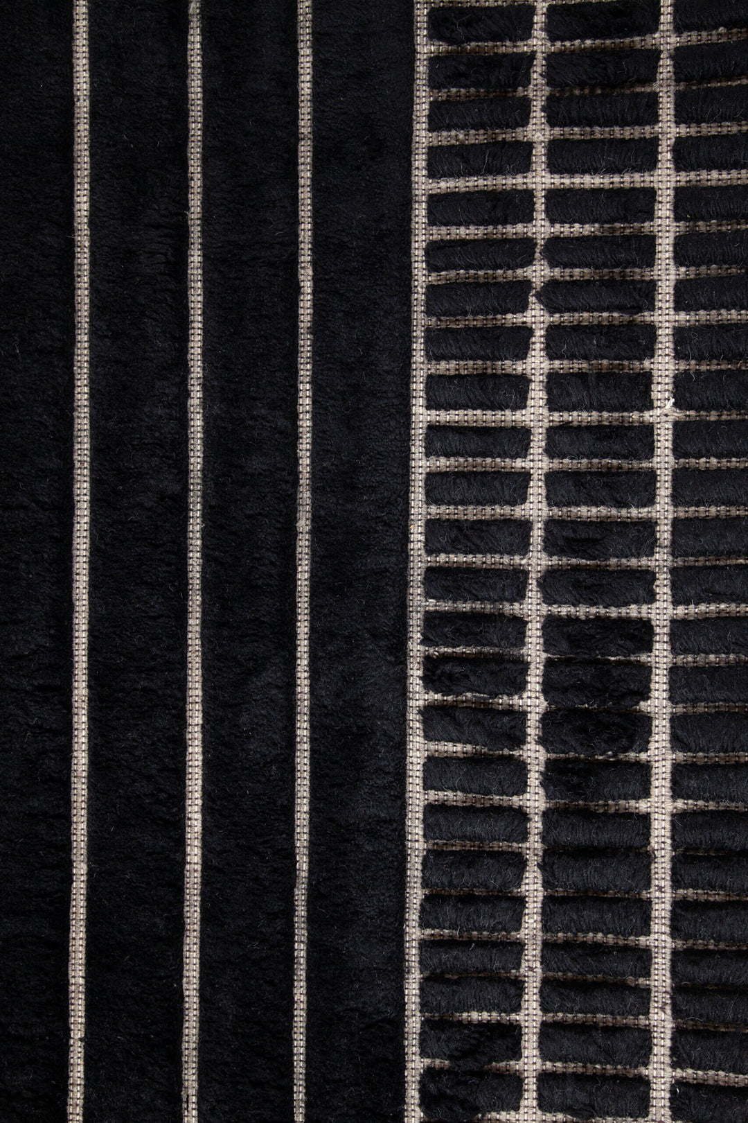 RD Grid Berber Rug (Round) Rugs Amini   