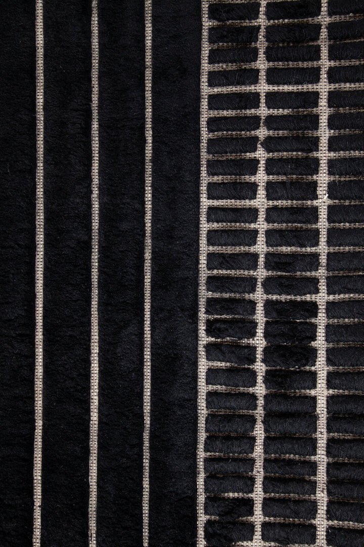 RD Grid Berber Rug (Round) Rugs Amini   