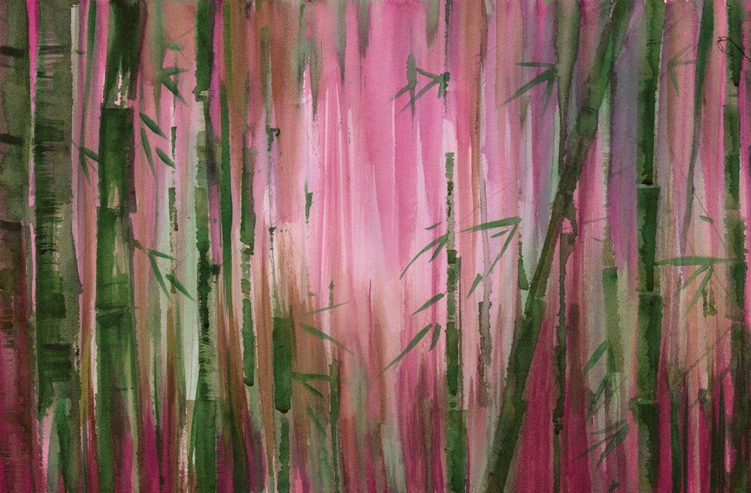 Bamboo Wallpaper Wallpaper Absoluta Prime Pink 