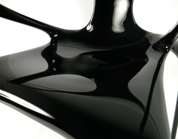 AVA Bridge Opaque Glossy Bridge Chair Carbon Kitchen & Dining Room Chairs Roche Bobois   