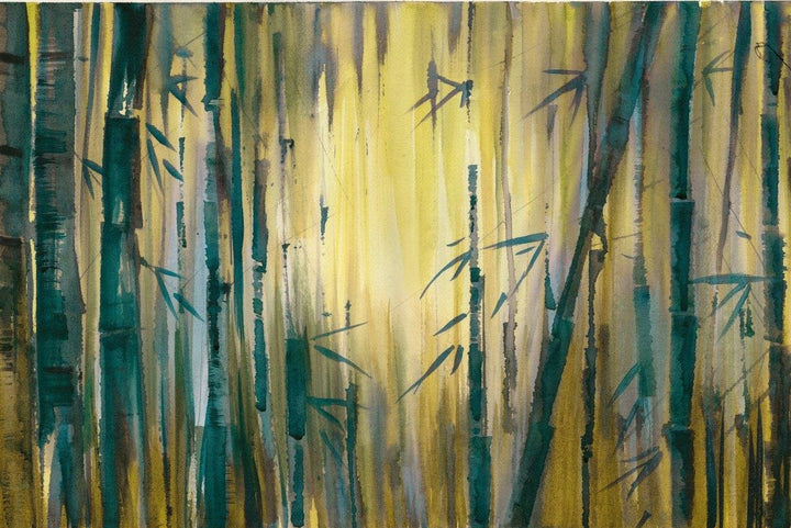 Bamboo Wallpaper Wallpaper Absoluta Prime Yellow 