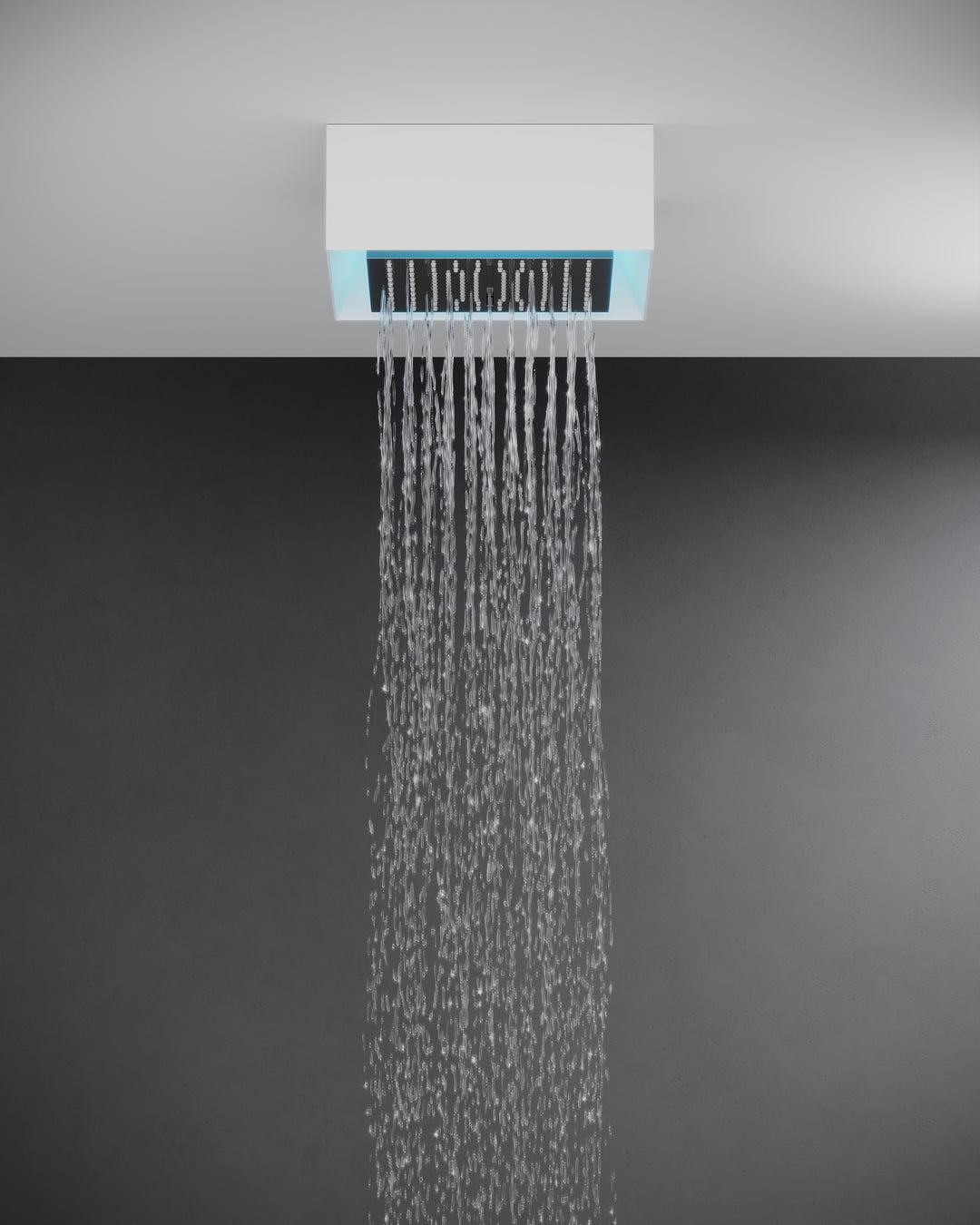 Afilo Surface Mount Shower Head With Rough And Lighting Showers GESSI   