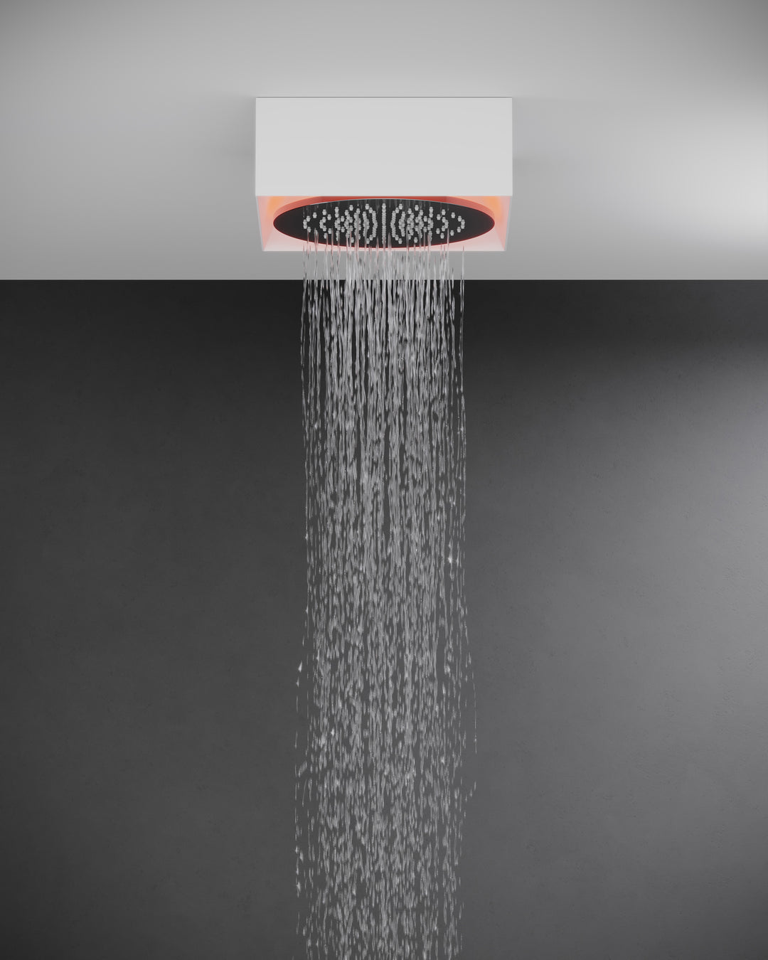 Afilo Surface-Mounted Shower Head And Rough With Chromatherapy Lighting Showers GESSI   