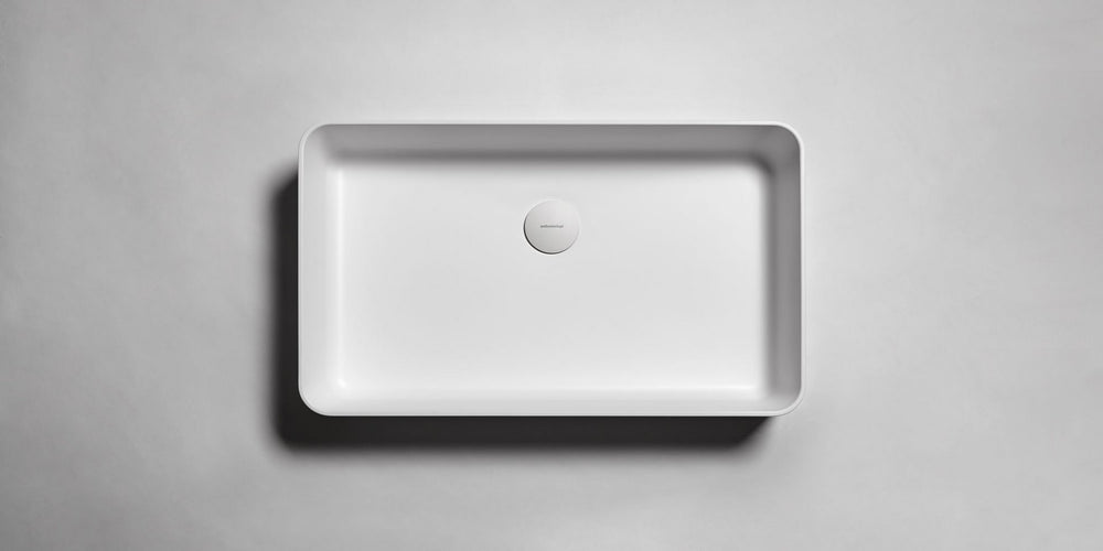Velo Rectangular Sink Sinks Antonio Lupi VELORETTO63 Flumood Bianco