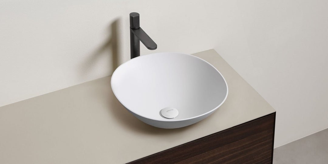 Velo Round Sink Sinks Antonio Lupi VELOTONDO45 Flumood Bianco