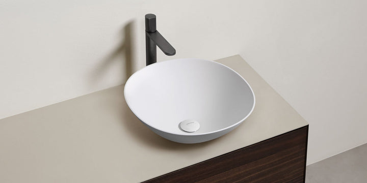 Velo Round Sink Sinks Antonio Lupi VELOTONDO45 Flumood Bianco